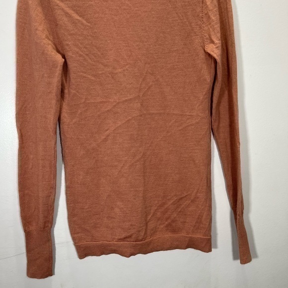 Ann Taylor LOFT Women’s Peach Pink Wool Blend Sequin Button Front Cardigan - Picture 13 of 14